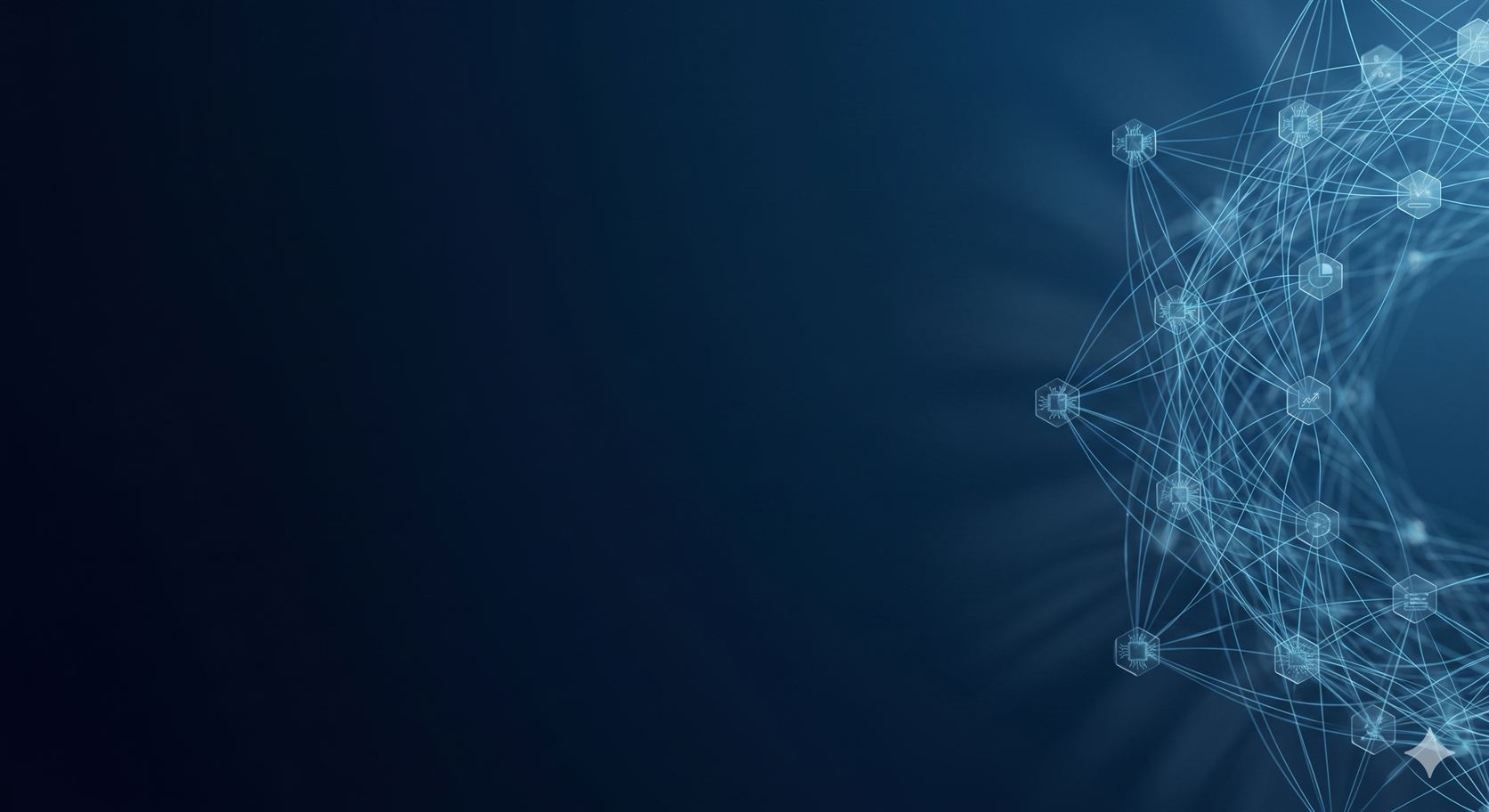 Abstraktes Netzwerk als Symbol für sichere Microsoft Cloud und AI-Automatisierung
